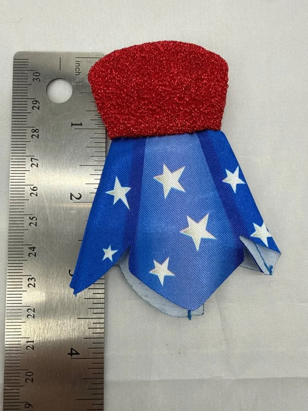 Patriotic Miniature Fashion Doll Dress Stars Stripes Americana Core Y2K Coquette